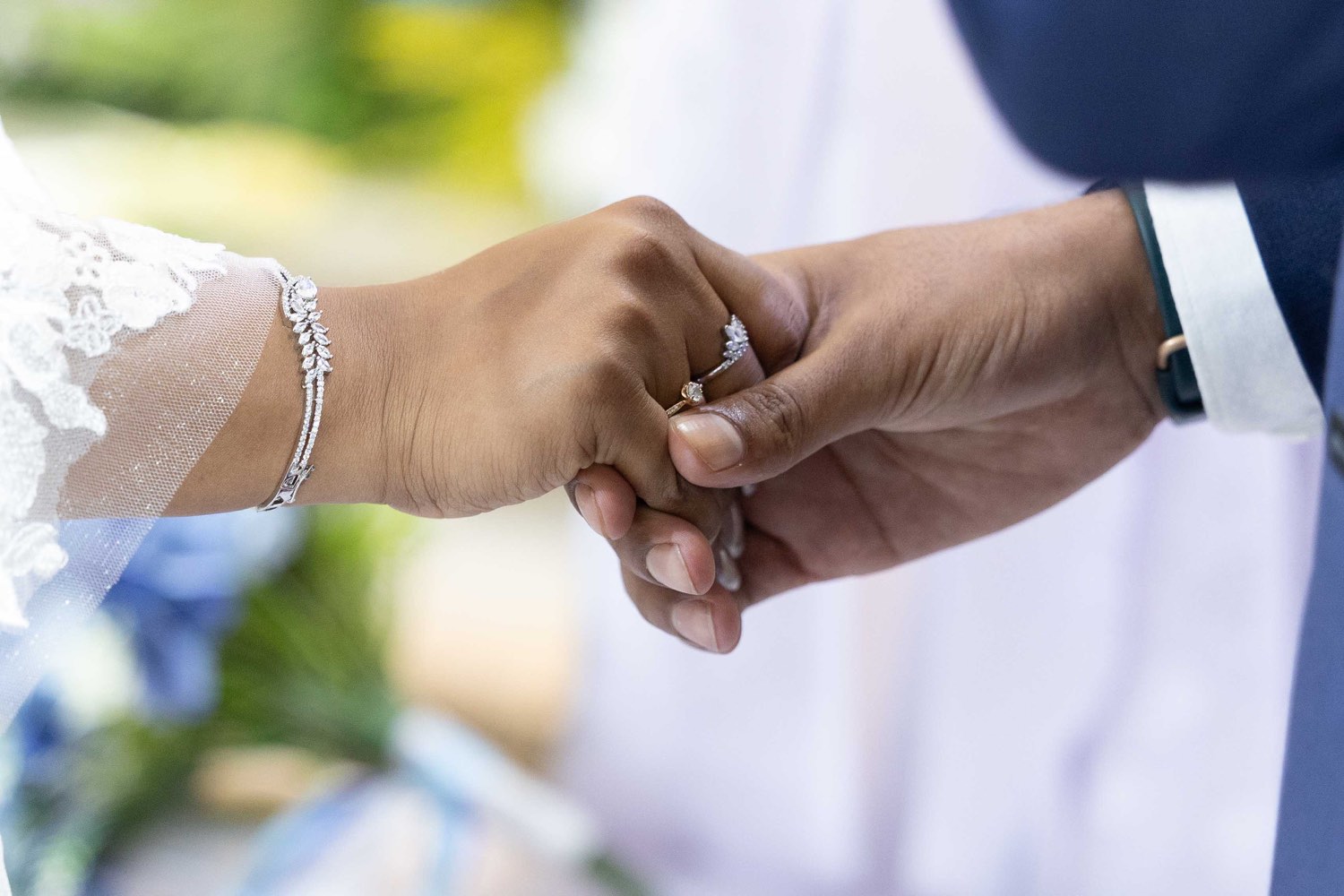 Hands with a ring