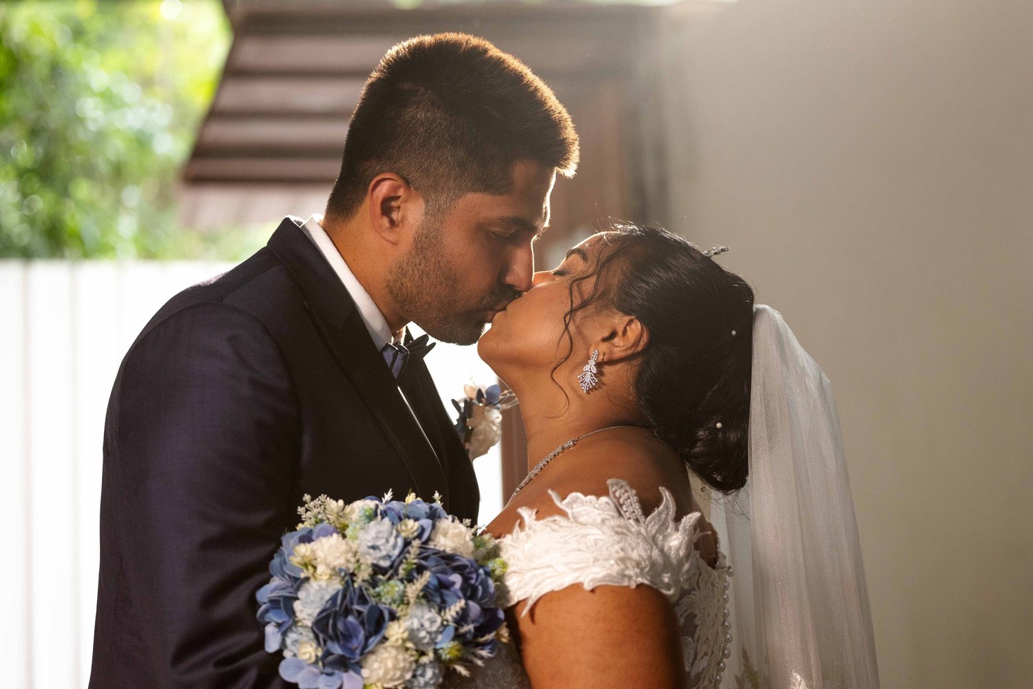 Couple in a quiet close moment